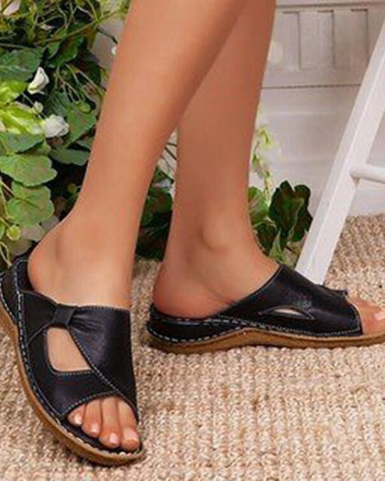 Libiyi Ladies Thick Sole Comfortable Casual Slippers - Libiyi