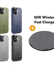 blue / iPhone 12 Mini / with wireless charger