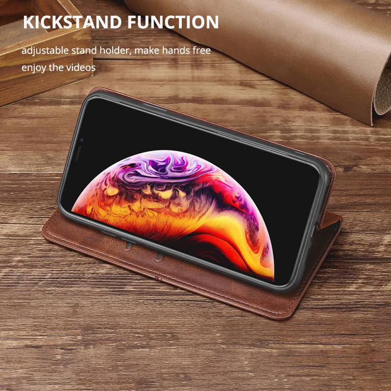 TPU + PU Leather Phone Cover Case for Samsung A11 - Libiyi