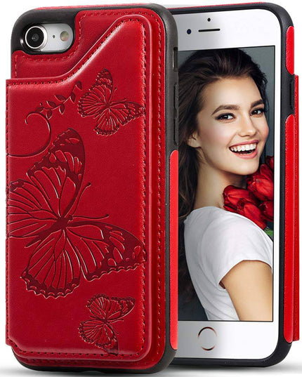 New Luxury Embossing Wallet Cover For iPhone SE2020&7/8-Fast Delivery - Libiyi