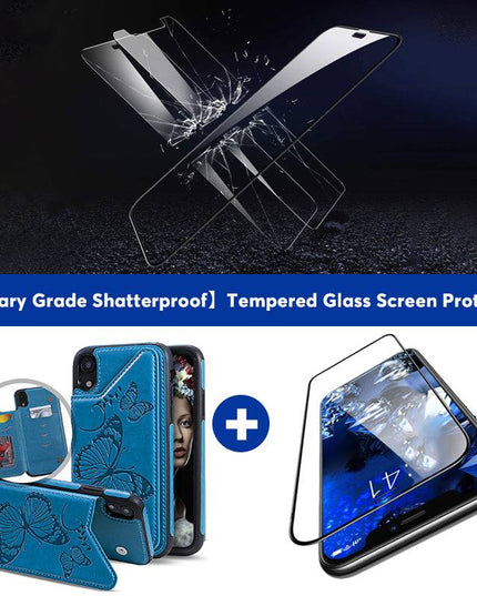 New Luxury Embossing Wallet Cover For iPhone XR-Fast Delivery - Libiyi