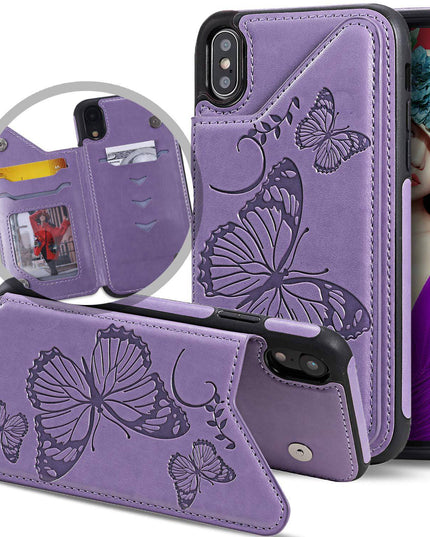 New Luxury Embossing Wallet Cover For iPhone Xs Max-Fast Delivery - Libiyi