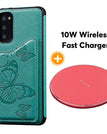 Vert / Pour Samsung S20 + / Étui + chargeur sans fil