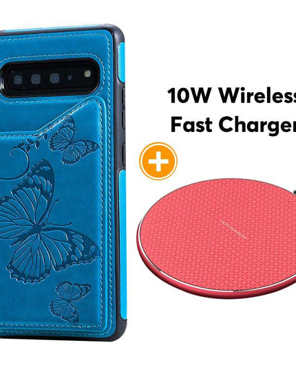 New Luxury Embossing Wallet Cover For SAMSUNG S10 5G-Fast Delivery - Libiyi