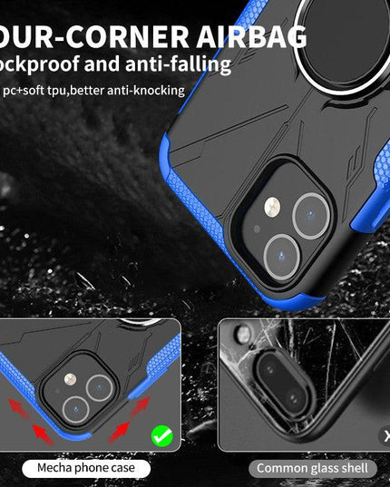 Robot 3 in 1 Heavy Duty Defender Case For iPhone 12 - Keilini