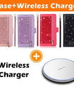 or rose / S21 / Étui + chargeur sans fil