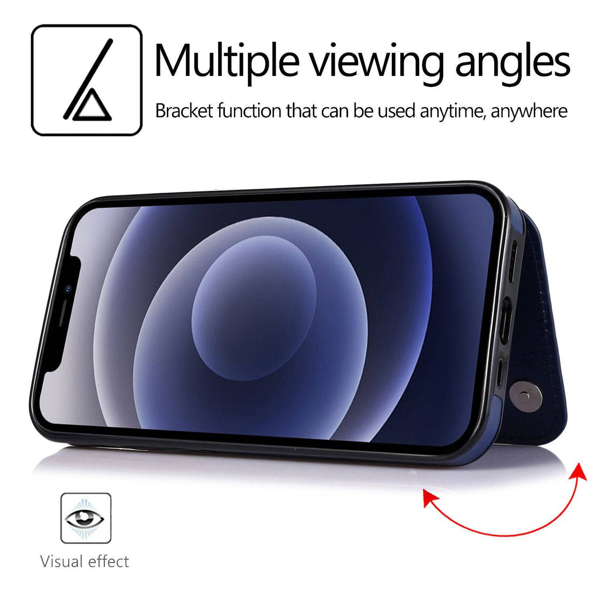 4 IN 1 Luxury Leather Case For iPhone - Libiyi