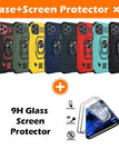 Red / iPhone 12 Pro Max / With 2-Pack Screen Protectors