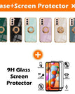 Black / S21 FE(5G) / With 2-Pack Screen Protectors
